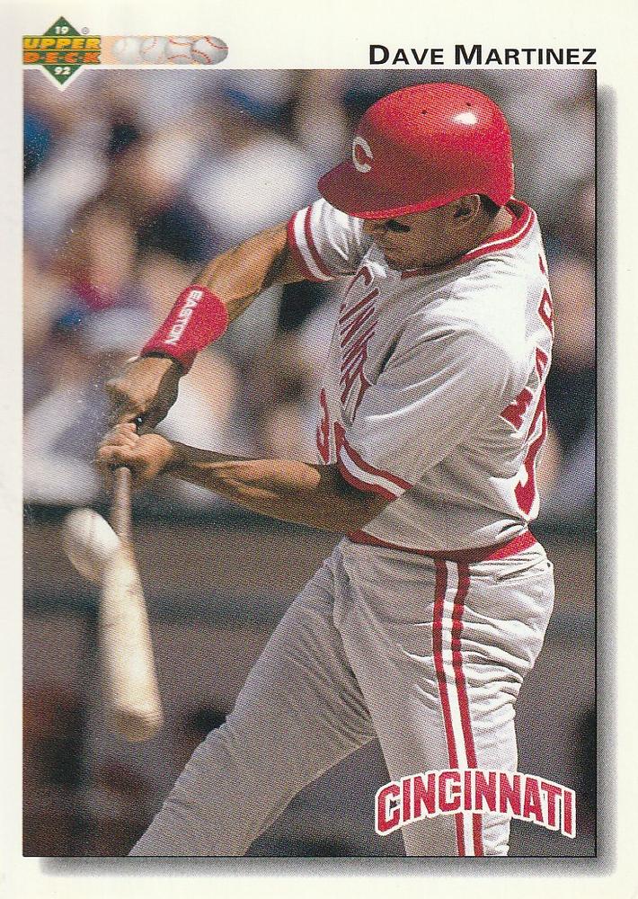 #784 Dave Martinez - Cincinnati Reds - 1992 Upper Deck Baseball