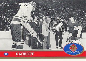 #12 Faceoff - Canada / USSR - 1991-92 Future Trends Canada 72 Hockey