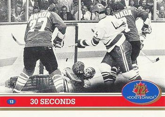 #13 30 Seconds - Canada / USSR - 1991-92 Future Trends Canada 72 Hockey