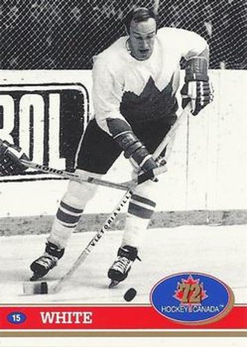 #15 Bill White - Canada - 1991-92 Future Trends Canada 72 Hockey