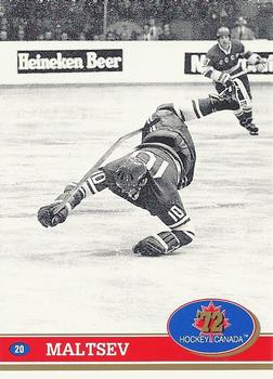 #20 Alexander Maltsev - USSR - 1991-92 Future Trends Canada 72 Hockey