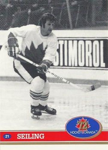 #21 Rod Seiling - Canada - 1991-92 Future Trends Canada 72 Hockey