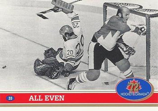 #33 All Even / Game 3 Statistics - Canada / USSR - 1991-92 Future Trends Canada 72 Hockey
