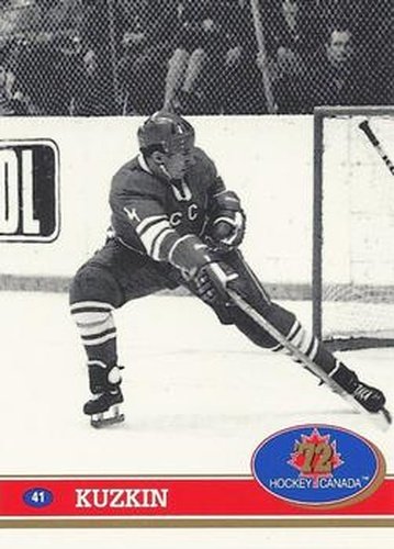 #41 Victor Kuzkin - USSR - 1991-92 Future Trends Canada 72 Hockey