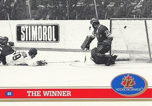 #63 The Winner - Canada / USSR - 1991-92 Future Trends Canada 72 Hockey