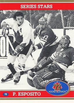 #70 Phil Esposito / Alexander Yakushev - Canada / USSR - 1991-92 Future Trends Canada 72 Hockey