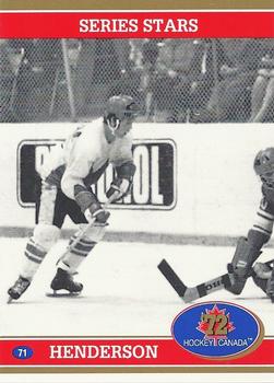 #71 Paul Henderson / Vladislav Tretiak - Canada / USSR - 1991-92 Future Trends Canada 72 Hockey