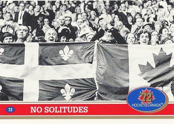 #72 No Solitudes / The Telegrams - Canada - 1991-92 Future Trends Canada 72 Hockey