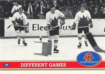 #78 Different Games / Interlude - Canada / USSR - 1991-92 Future Trends Canada 72 Hockey