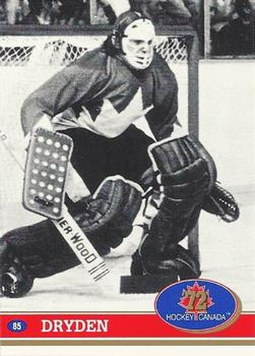 #85 Ken Dryden - Canada - 1991-92 Future Trends Canada 72 Hockey