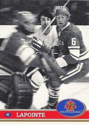 #92 Guy Lapointe - Canada - 1991-92 Future Trends Canada 72 Hockey