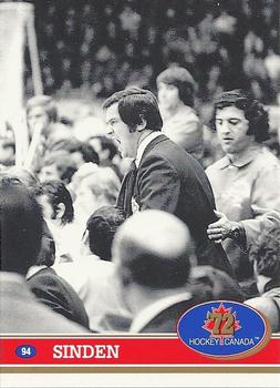 #94 Harry Sinden - Canada - 1991-92 Future Trends Canada 72 Hockey