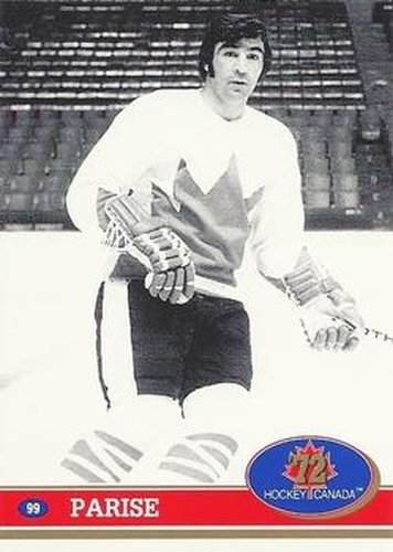 #99 J.P. Parise - Canada - 1991-92 Future Trends Canada 72 Hockey