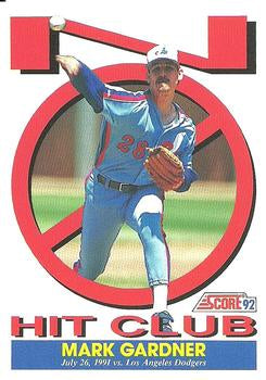 #785 Mark Gardner - Montreal Expos - 1992 Score Baseball