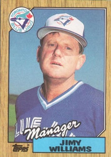 #786 Jimy Williams - Toronto Blue Jays - 1987 Topps Baseball