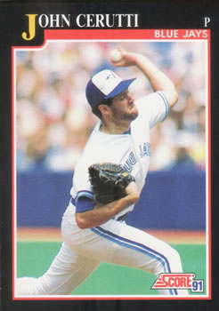 #786 John Cerutti - Toronto Blue Jays - 1991 Score Baseball