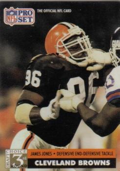 #786 James Jones - Cleveland Browns - 1991 Pro Set Football