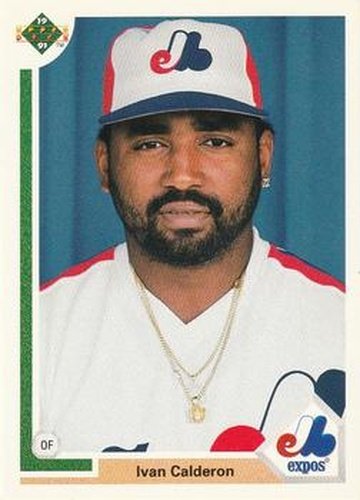#786 Ivan Calderon - Montreal Expos - 1991 Upper Deck Baseball