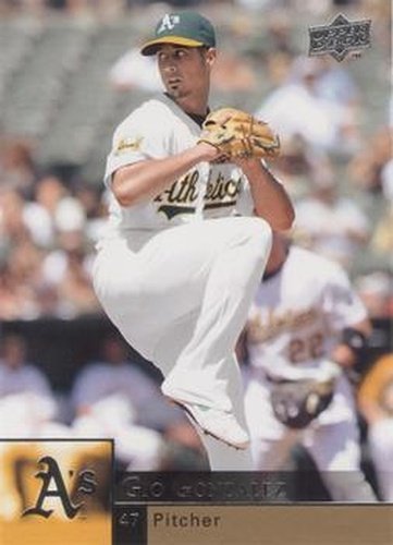#786 Gio Gonzalez - Oakland Athletics - 2009 Upper Deck Baseball