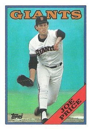 #786 Joe Price - San Francisco Giants - 1988 Topps Baseball