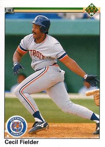 #786 Cecil Fielder - Detroit Tigers - 1990 Upper Deck Baseball