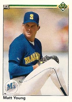 #787 Matt Young - Seattle Mariners - 1990 Upper Deck Baseball