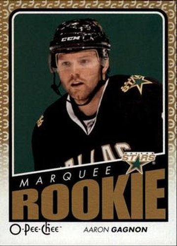 #787 Aaron Gagnon - Dallas Stars - 2009-10 O-Pee-Chee Hockey