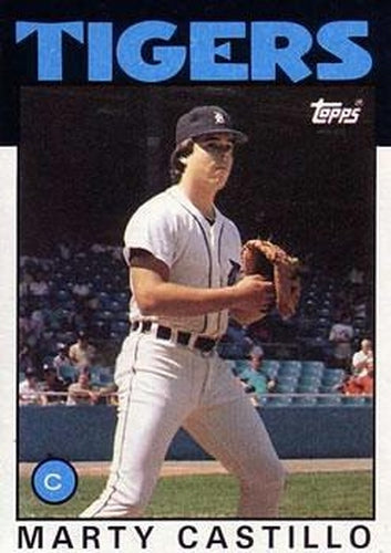 #788 Marty Castillo - Detroit Tigers - 1986 Topps Baseball
