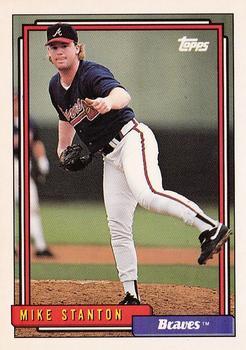 #788 Mike Stanton - Atlanta Braves - 1992 Topps Baseball