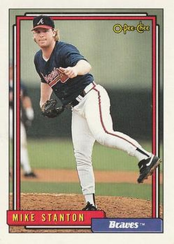 #788 Mike Stanton - Atlanta Braves - 1992 O-Pee-Chee Baseball