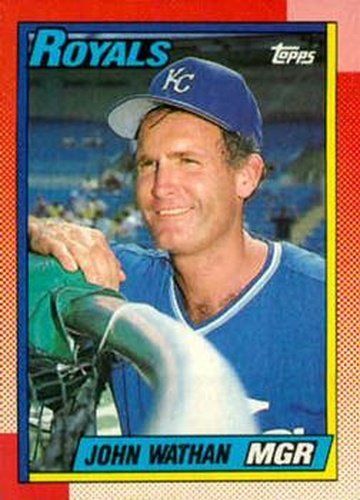 #789 John Wathan - Kansas City Royals - 1990 Topps Baseball