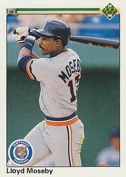 #789 Lloyd Moseby - Detroit Tigers - 1990 Upper Deck Baseball