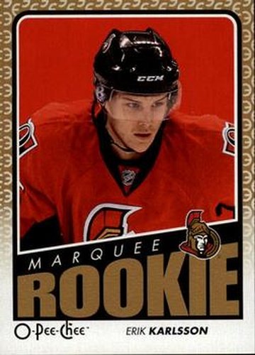 #789 Erik Karlsson - Ottawa Senators - 2009-10 O-Pee-Chee Hockey