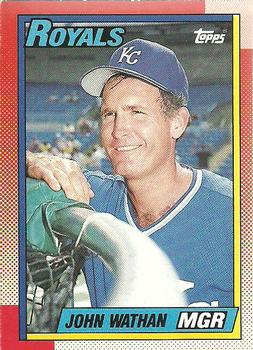 #789 John Wathan - Kansas City Royals - 1990 O-Pee-Chee Baseball