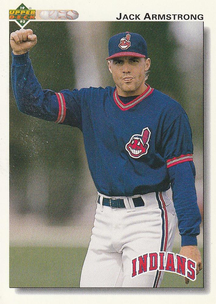 #789 Jack Armstrong - Cleveland Indians - 1992 Upper Deck Baseball