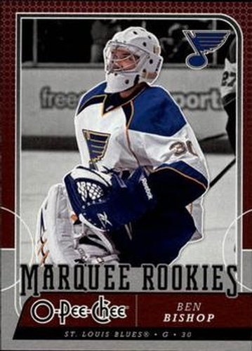 #789 Ben Bishop - St. Louis Blues - 2008-09 O-Pee-Chee Hockey