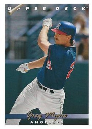 #789 Greg Myers - California Angels - 1993 Upper Deck Baseball