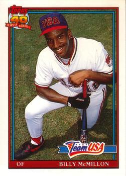 #78T Billy McMillon - USA - 1991 Topps Traded Baseball
