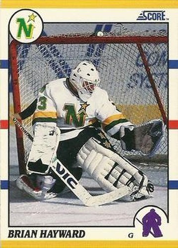 #78T Brian Hayward - Minnesota North Stars - 1990-91 Score Rookie and Traded Hockey