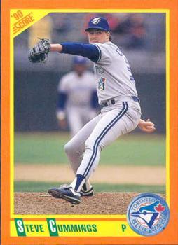 #78T Steve Cummings - Toronto Blue Jays - 1990 Score Rookie & Traded Baseball