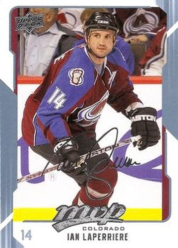 #78 Ian Laperriere - Colorado Avalanche - 2008-09 Upper Deck MVP Hockey