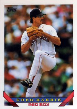 #78 Greg Harris - Boston Red Sox - 1993 Topps Baseball