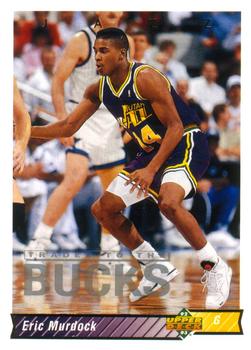 #78 Eric Murdock - Milwaukee Bucks - 1992-93 Upper Deck Basketball