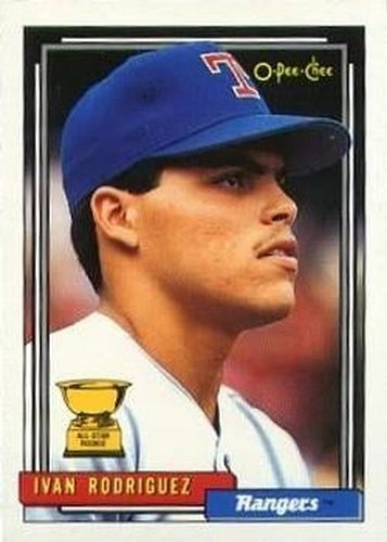 #78 Ivan Rodriguez - Texas Rangers - 1992 O-Pee-Chee Baseball