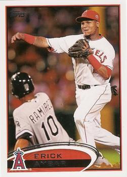 #78 Erick Aybar - Los Angeles Angels - 2012 Topps Baseball