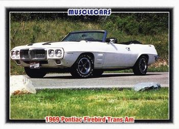 #78 1969 Pontiac Firebird Trans Am - 1992 Collect-A-Card Muscle Cars