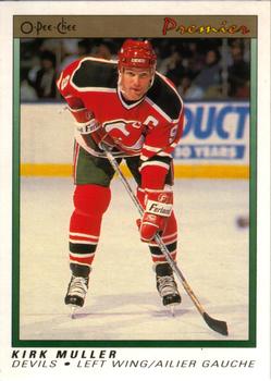 #78 Kirk Muller - New Jersey Devils - 1990-91 O-Pee-Chee Premier Hockey
