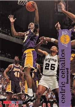 #78 Cedric Ceballos - Los Angeles Lakers - 1995-96 Hoops Basketball