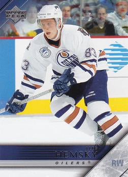 #78 Ales Hemsky - Edmonton Oilers - 2005-06 Upper Deck Hockey