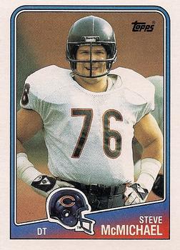 #78 Steve McMichael - Chicago Bears - 1988 Topps Football